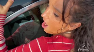 Petite salope exhibe se fait défoncer sur le bord de la route – FACIALE- amateur SEXTWOO