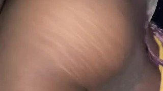 Amazing Ebony POV backshots