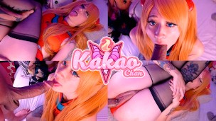 Asuka’s tight pussy get creampie  kakao chan