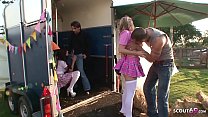 Dirty Rough 4Some Fuck with two Hot Teens and Big Dick Guys