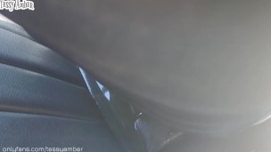 My UBER DRIVER Made Me SQUIRT NONSTOP while Driving – Made a Puddle on the Seat