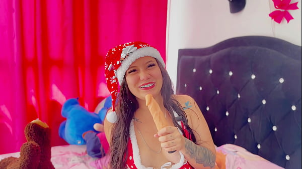 Hermosa latina Kitty Dj Squirt para Navidad – colombiana sexi puta caliente