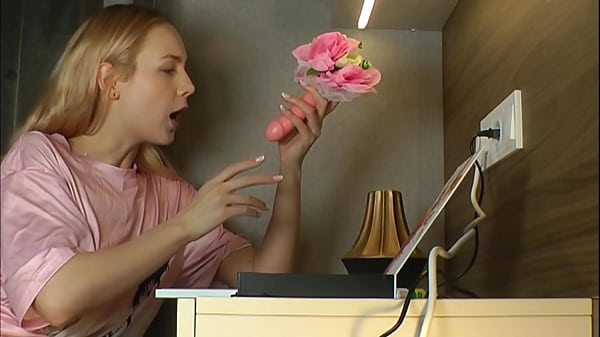 Petite blonde hot beauty Alecia has a new coloring book for big dick and blue balls to color