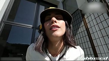 Beautiful oiled brunette masturbates and cums hard (WAIT FOR THE END)